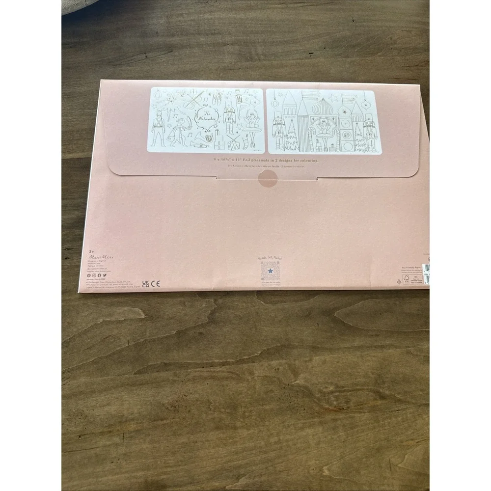 Meri Meri Coloring Foil Placemats 8x16 3/4x11